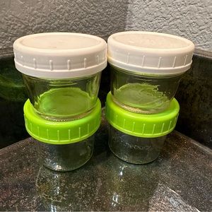 Minnebaby & Ball Glass Baby Food Jars